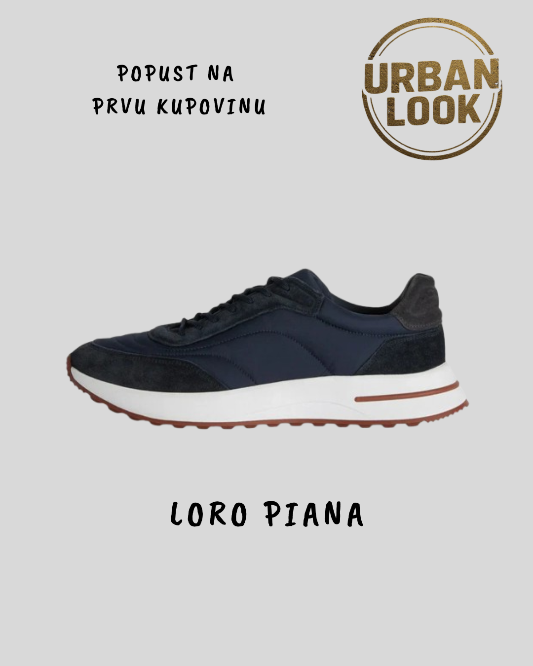 Loro Piana "Week End Walk Navy"