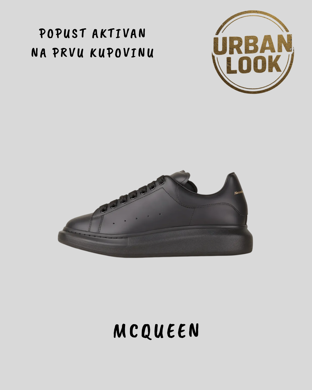Alexander McQueen Oversized "Triple Black"