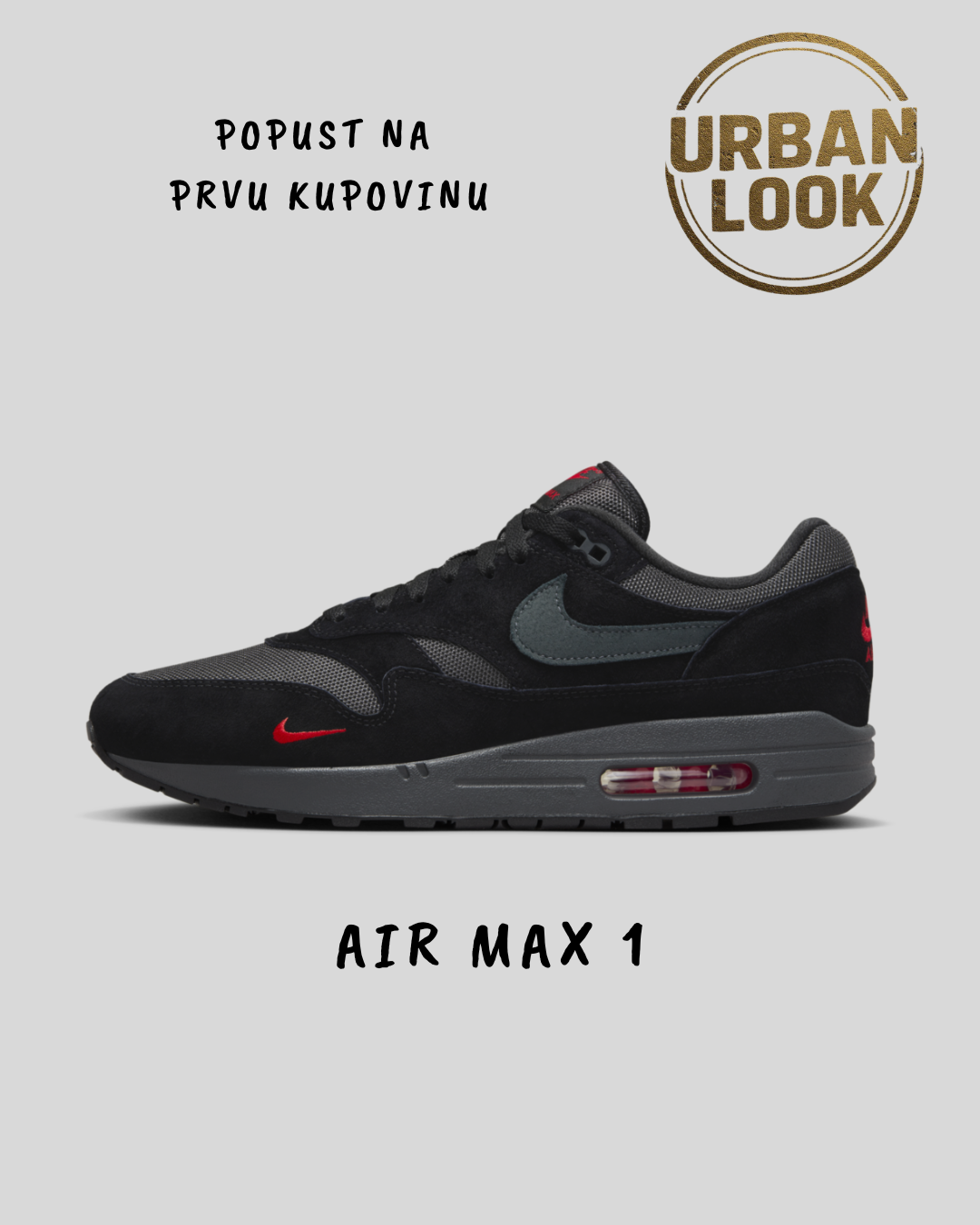 Nike Air Max 1 "Bred"