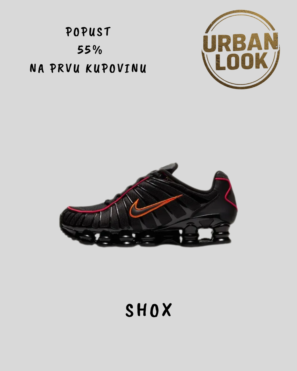 Nike Shox TL Black/Orange