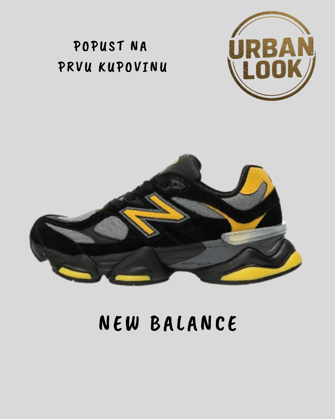 New Balance 9060 "Black & Yellow"