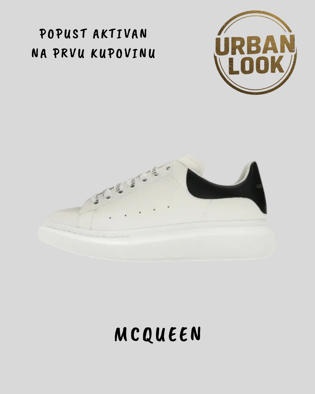 Alexander McQueen Oversized "White & Black Classic"