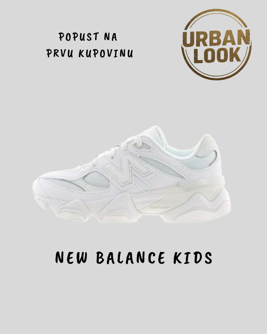 New Balance Kids 9060 "White"