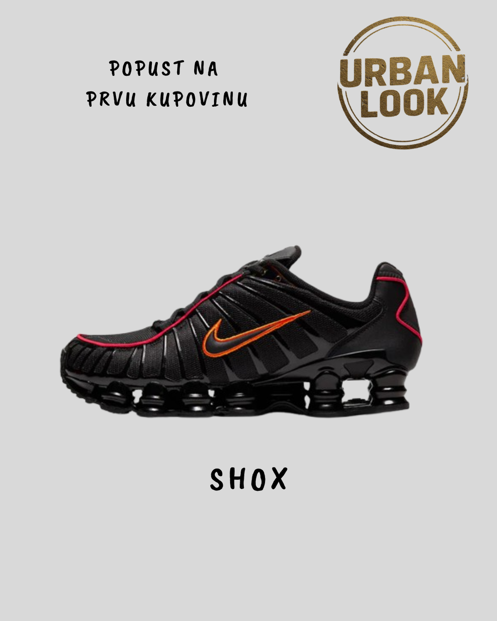 Nike Air Max Shox TL "Black Orange"