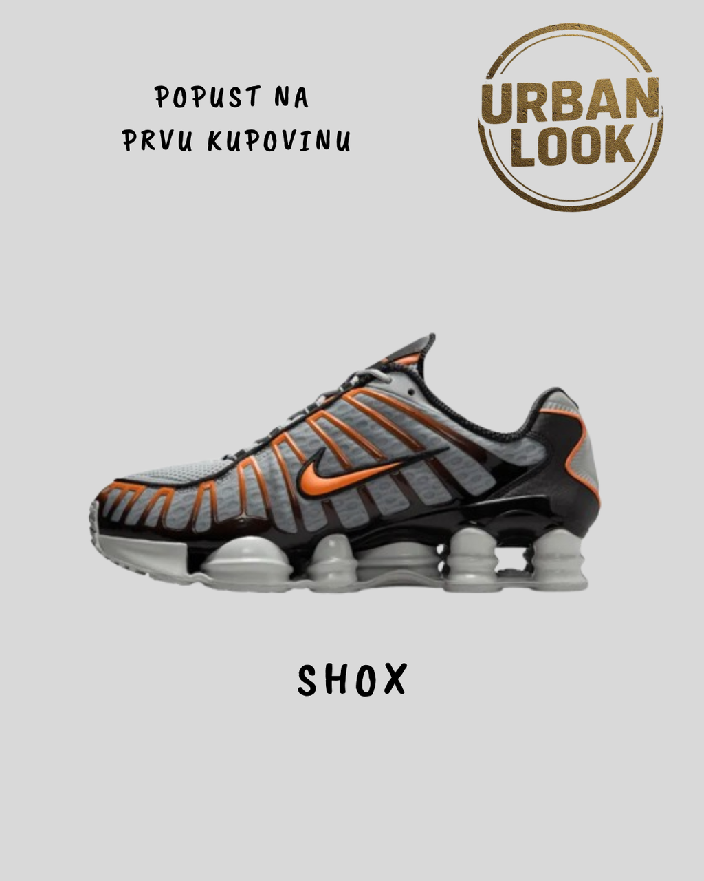 Nike Shox TL "Light Smoke Bright Mandarin"