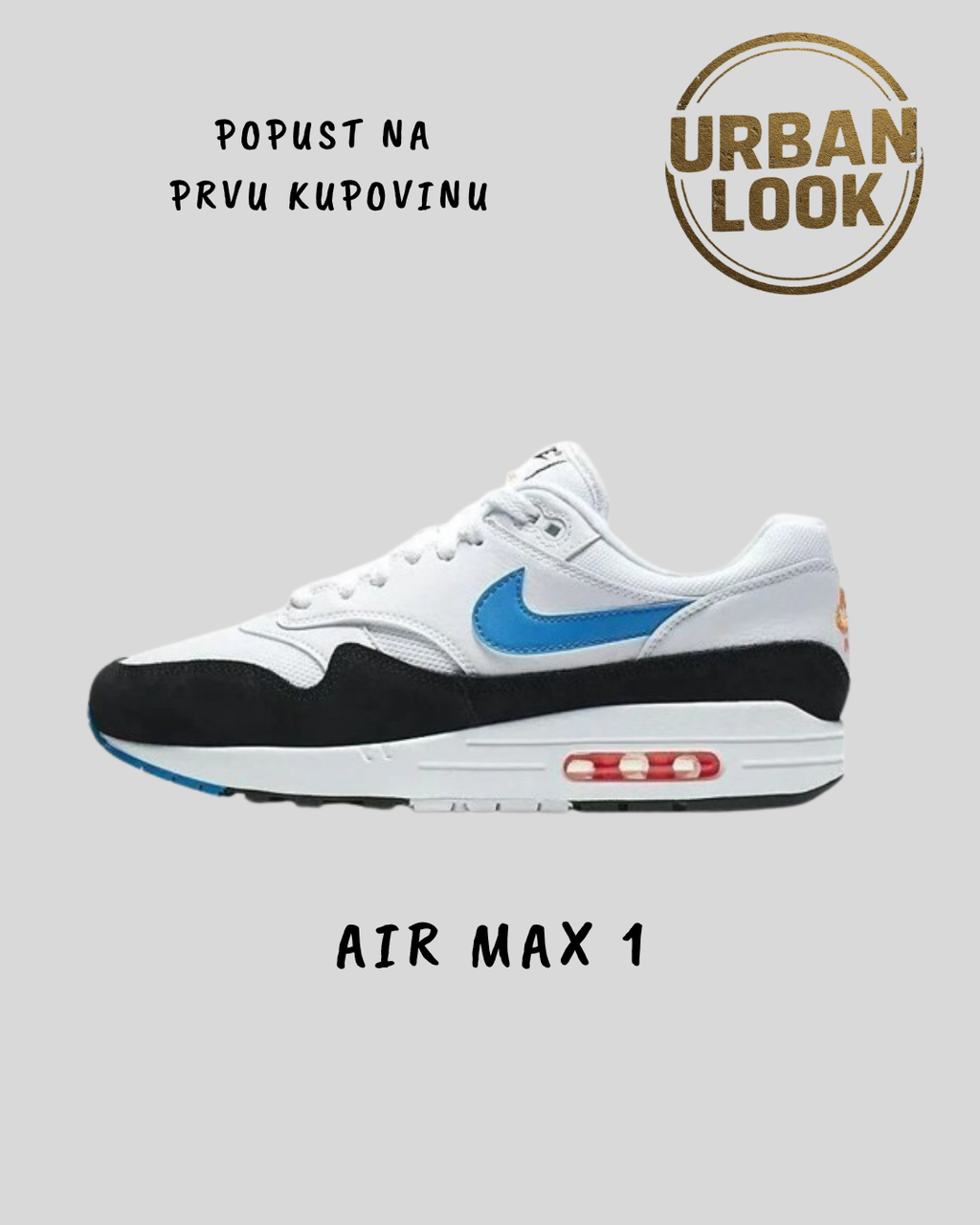 Nike Air Max 1 "Photo Blue Total Orange"