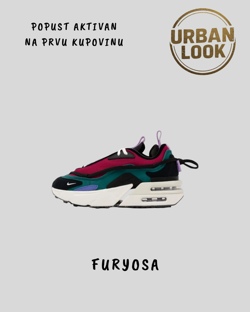 Nike Air Max Furyosa "Nightshade/Core Black-Summit White"