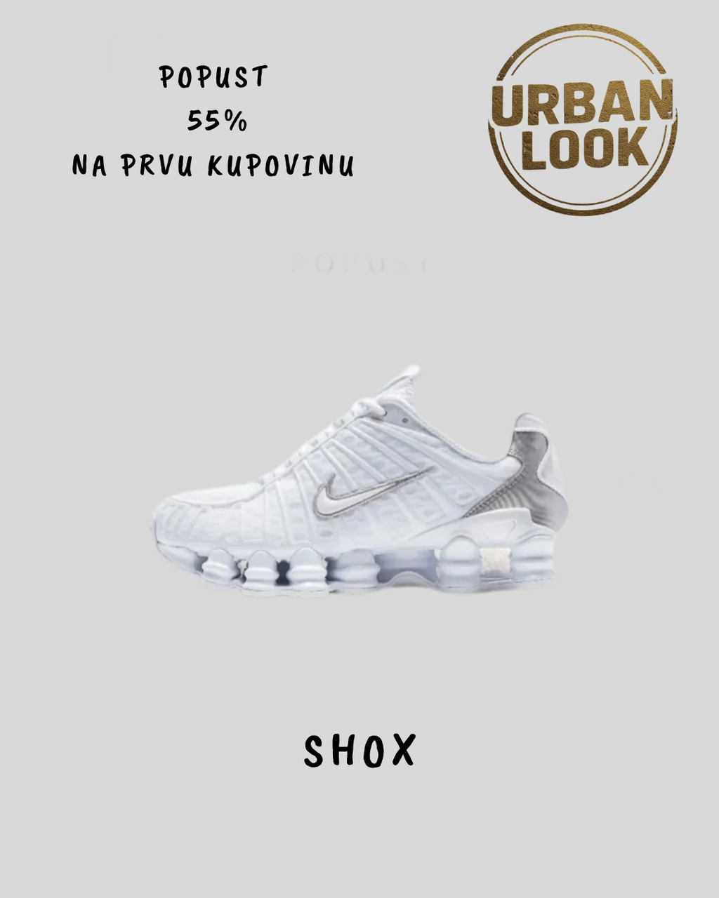 Nike Shox TL Triple White