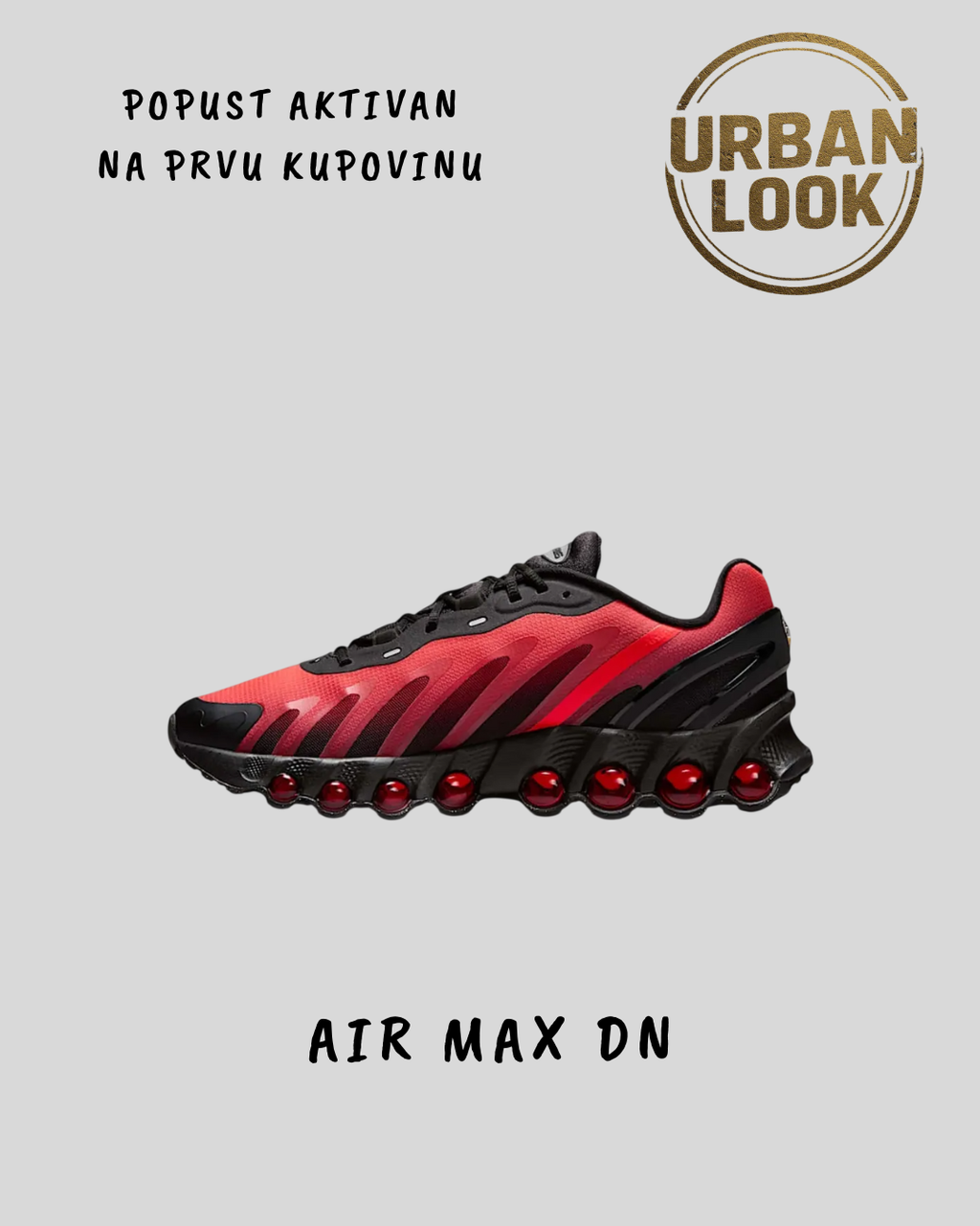 Nike Air Max Dn "Black & University Red"