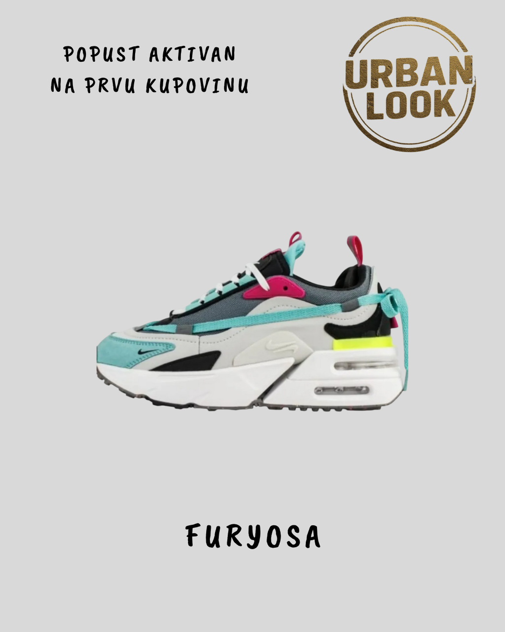 Nike Air Max Furyosa "Seaglass/Hyper Pink"