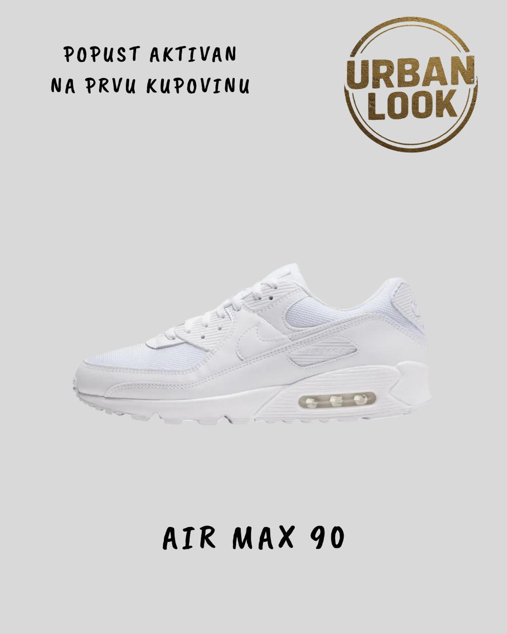 Nike Air Max 90 "Triple White Classic"