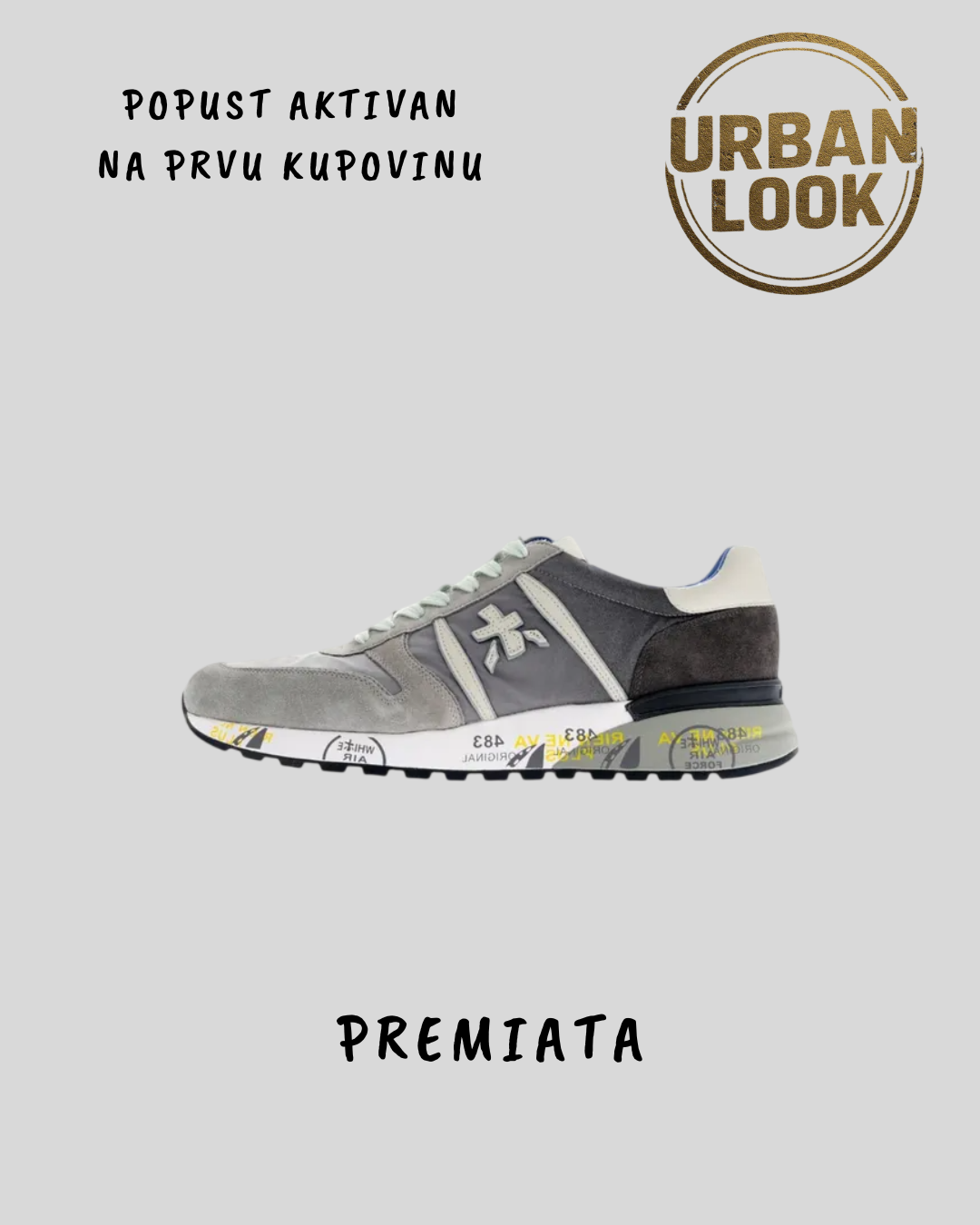 Premiata Mick "Steel Grey"