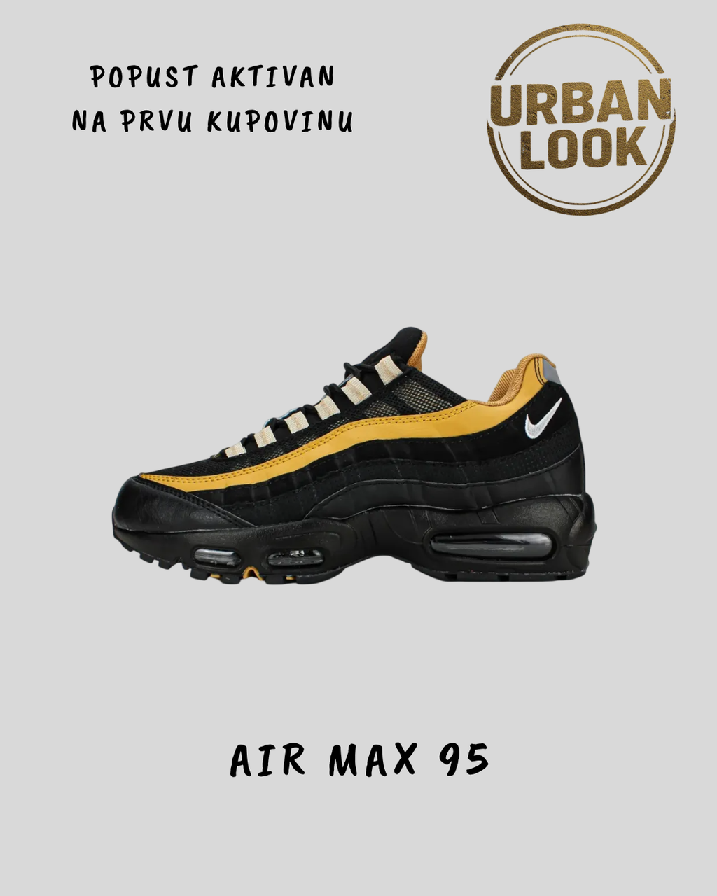 Air Max Plus 95 "Black & University Gold"
