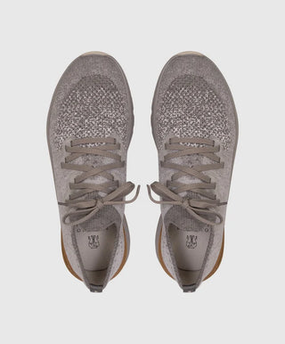 Brunello Cucinelli Knit Sneakers "Light Grey / White / Tan"