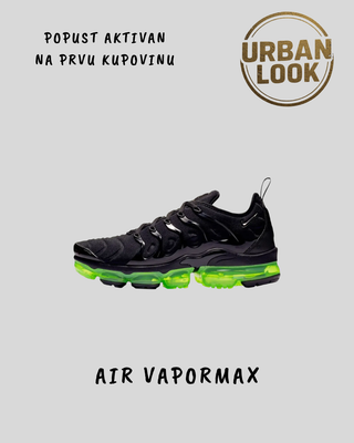Nike Air Vapormax Plus "Black & Volt Green"