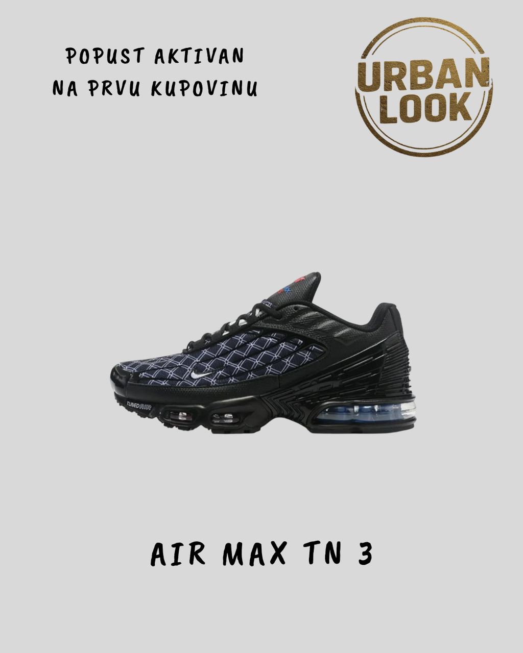 Nike Air Max Plus TN 3 "Black Grid"