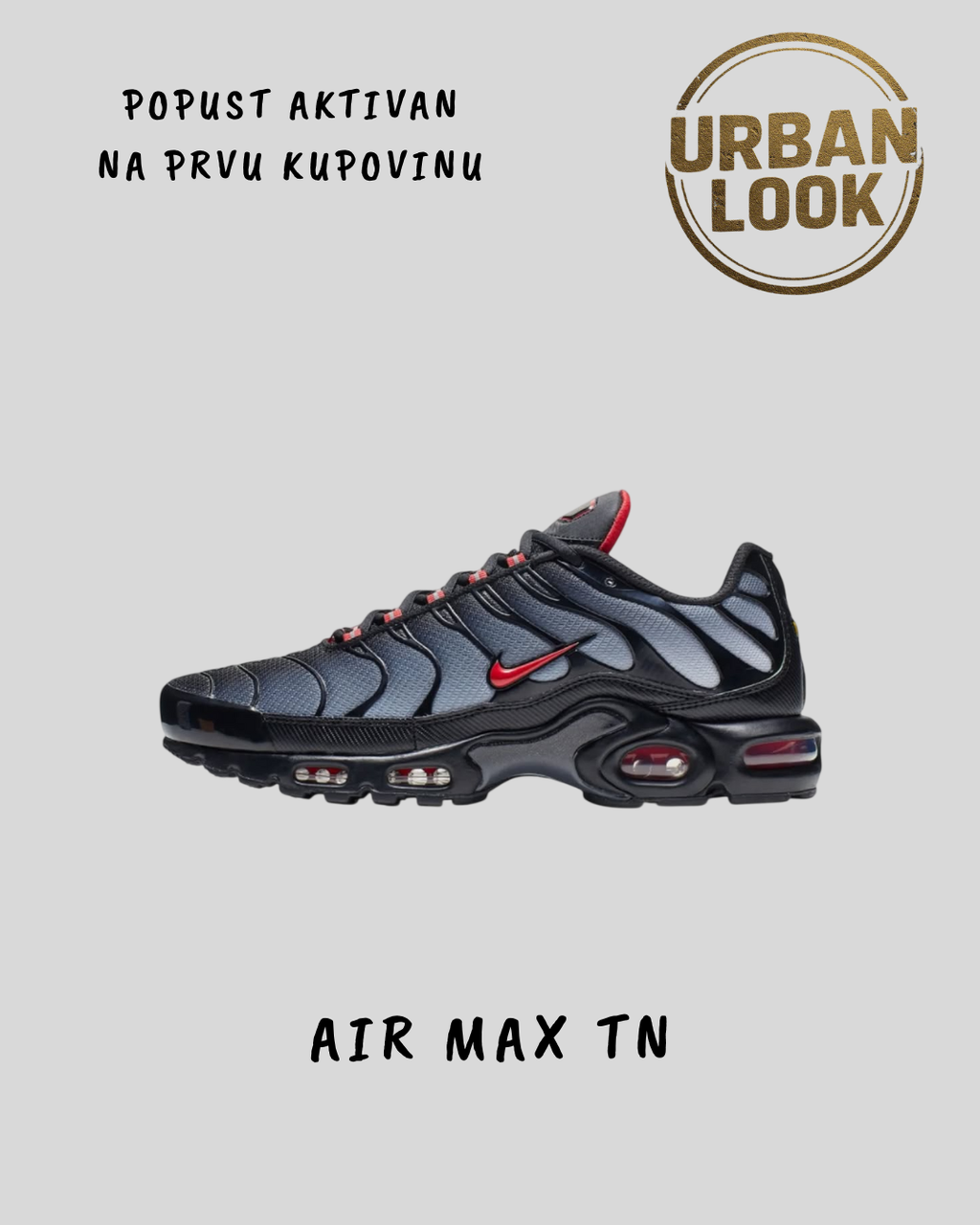 Nike Air Max Plus TN "Iron Grey & University Red"