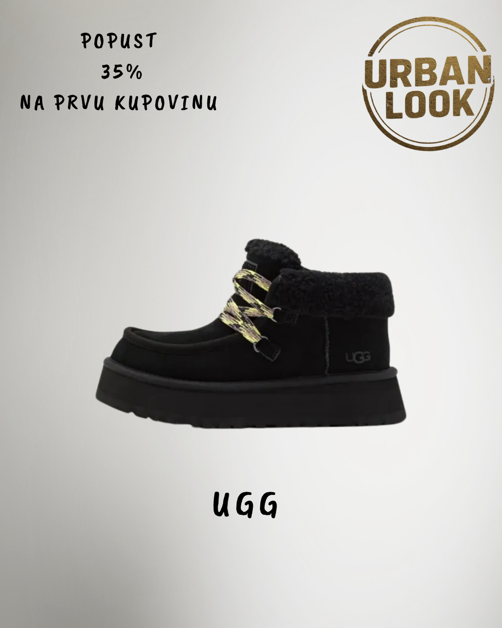 UGG Platform Winter Boot Black