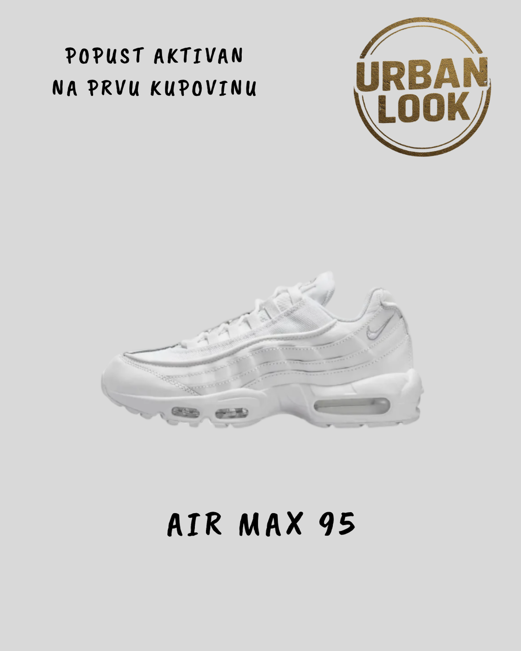 Nike Air Max 95 “Triple White”
