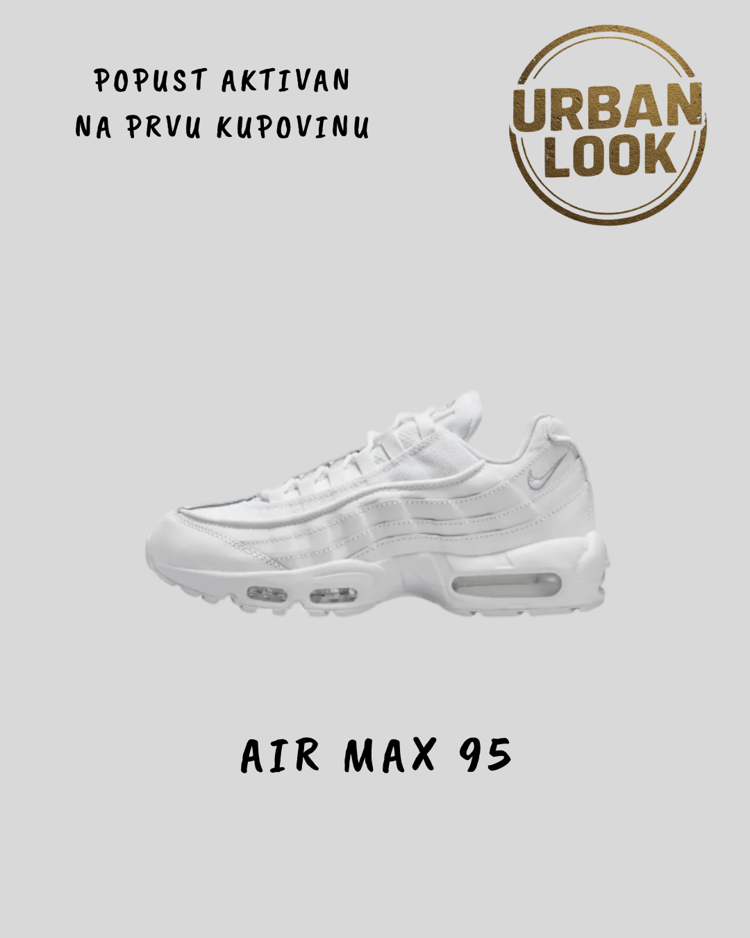 Nike Air Max 95 “Triple White”