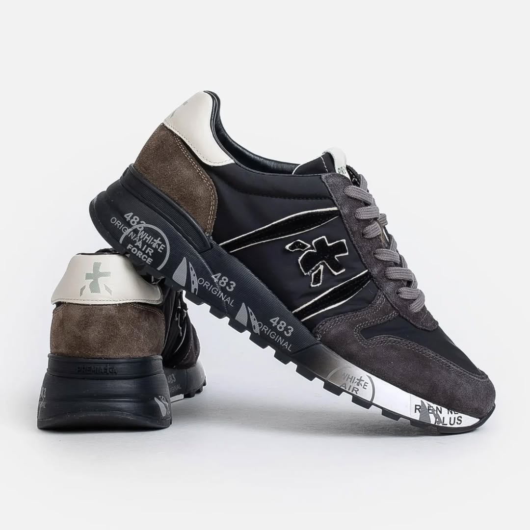 Premiata Sharky "Urban Graphite & Suede"