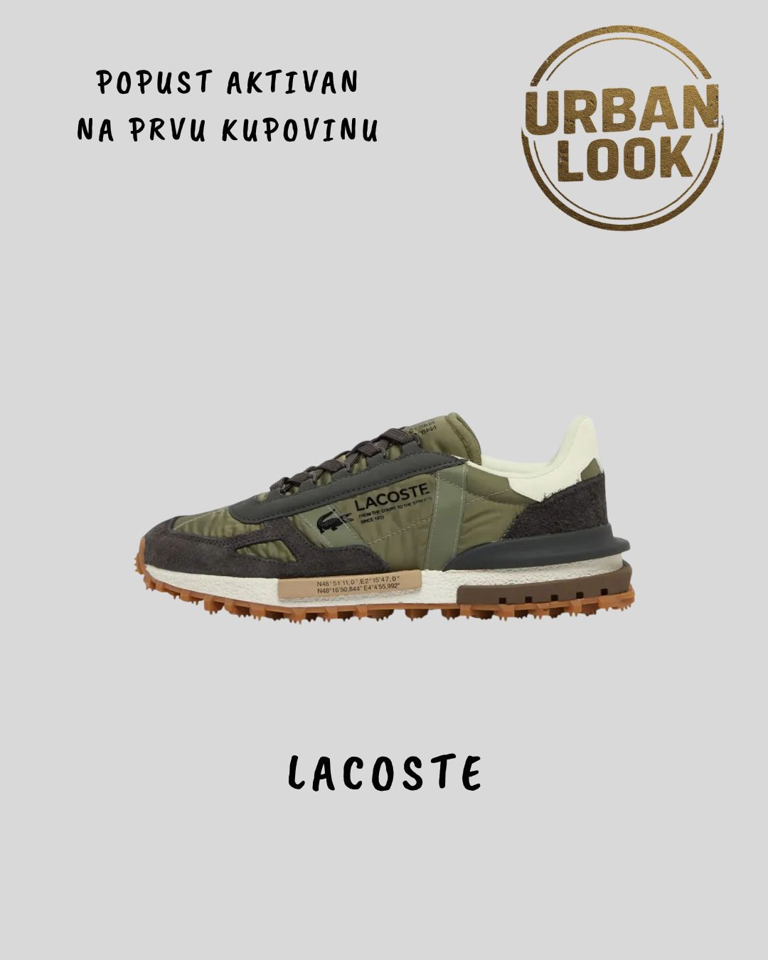 Lacoste Neo-Heritage "Army Green & Earth"