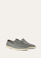 Loro Piana "Summer Walk Loafer Grey"