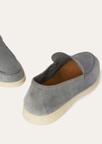 Loro Piana "Summer Walk Loafer Grey"