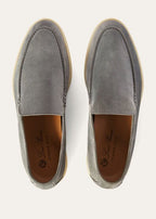 Loro Piana "Summer Walk Loafer Grey"