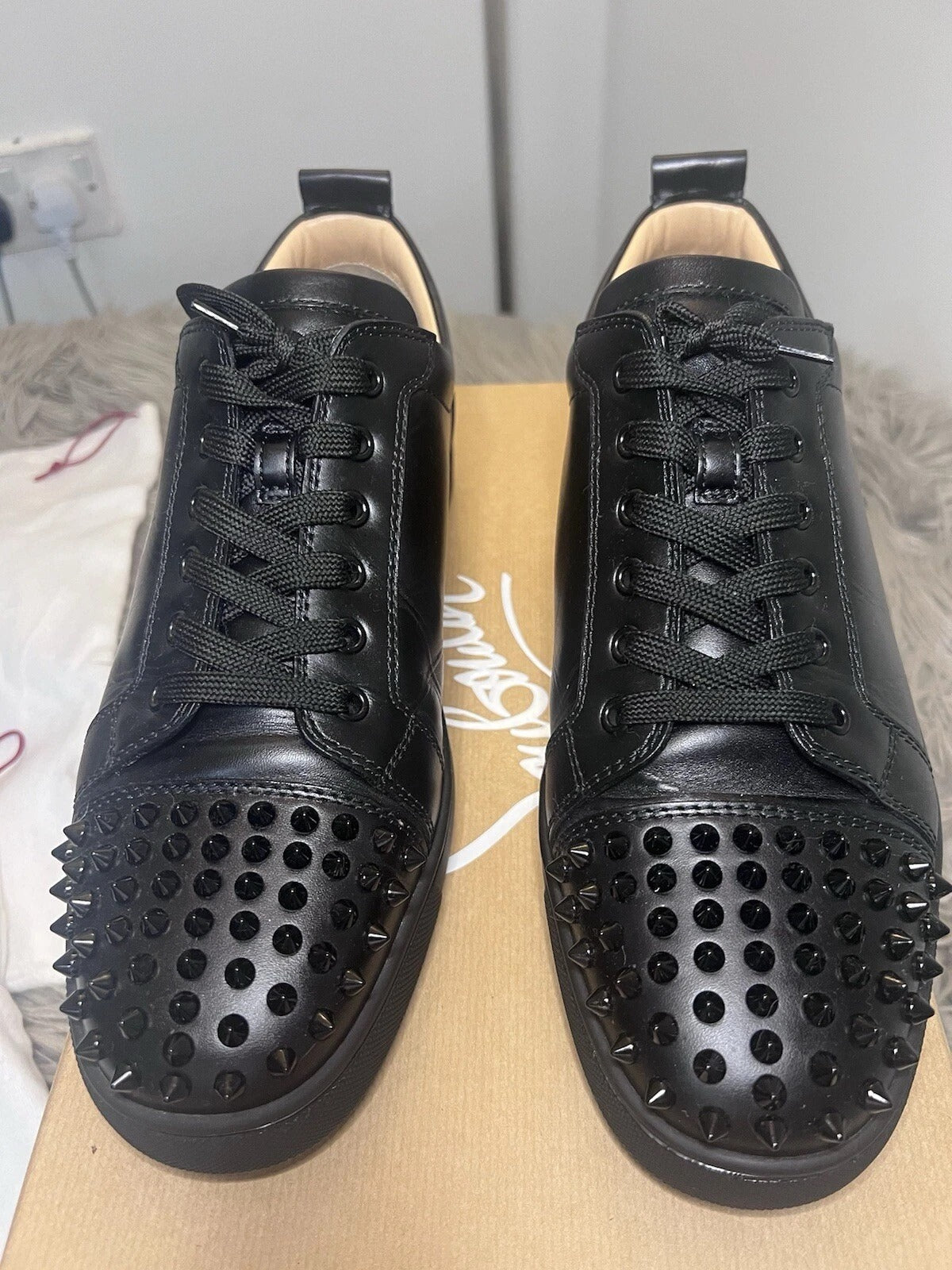 Christian Louboutin Low Sneaker – Black Spikes