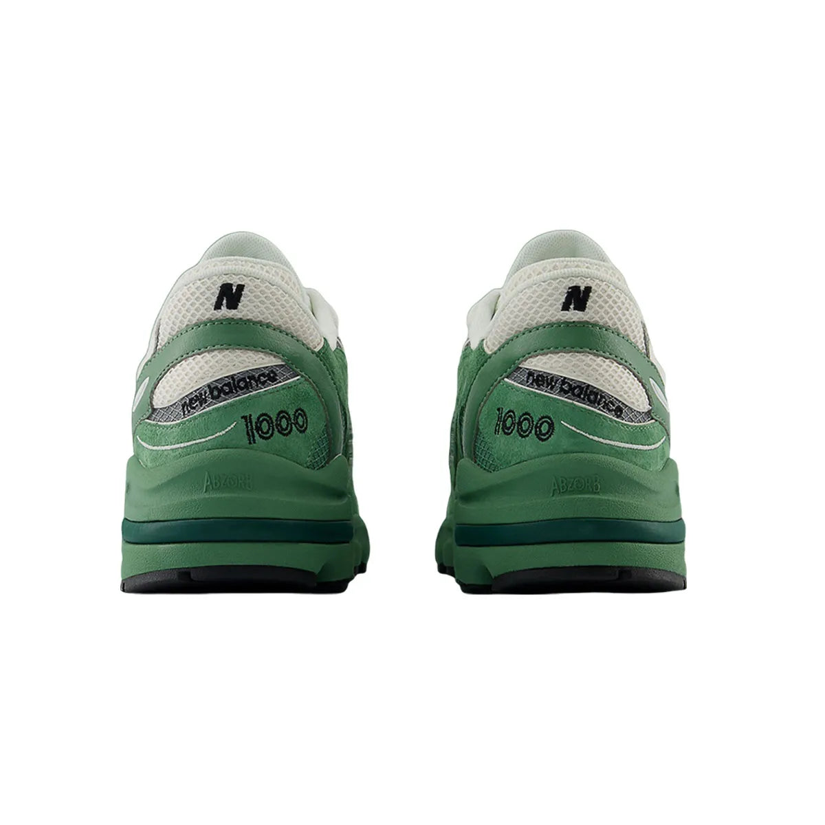 New Balance 1000 Mallard Green Sea Salt, par patika pogled na petu