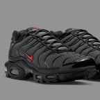 Nike Air Max Plus “Triple Black Red Swoosh”
