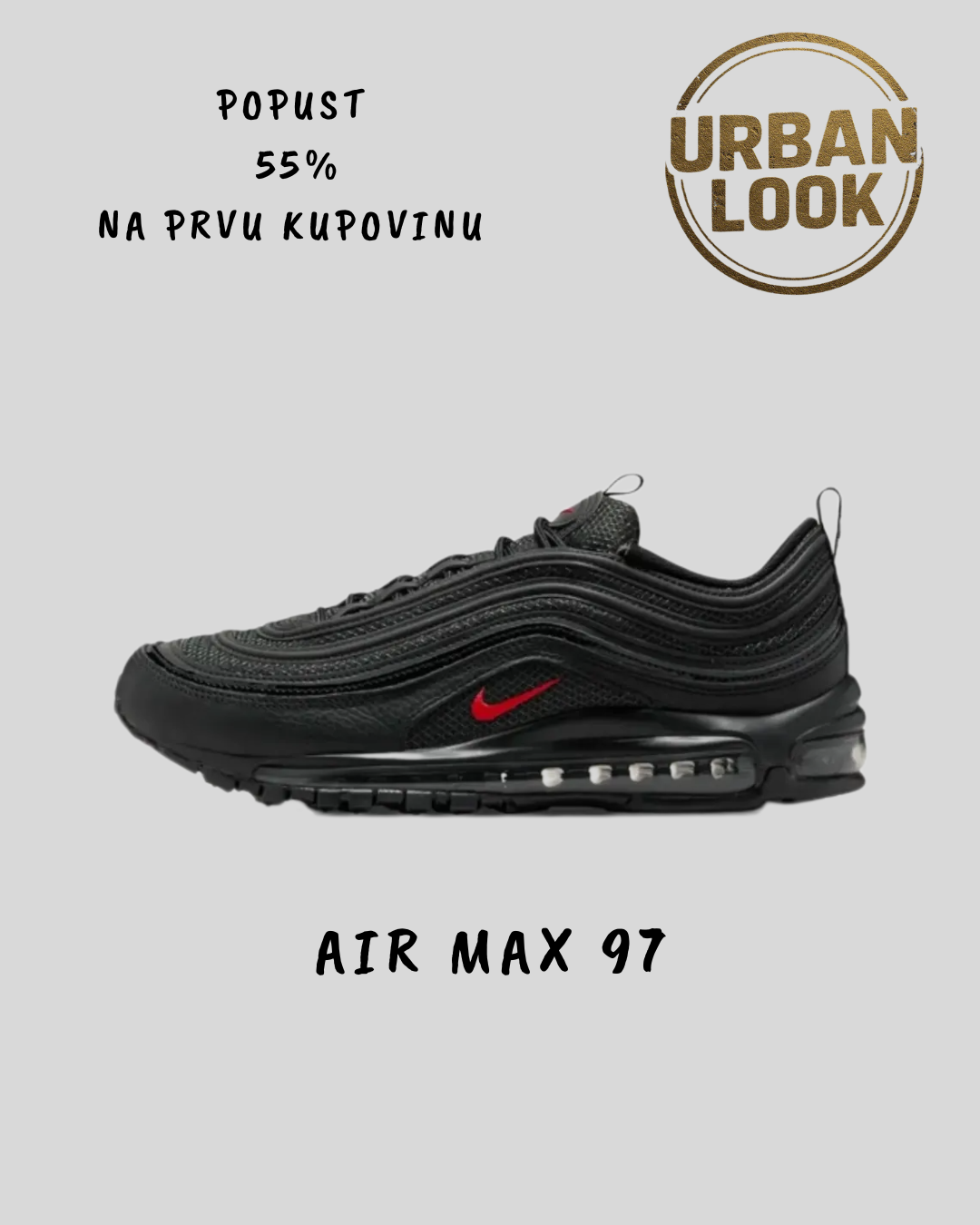 Air Max 97 “Black Red” / “Triple Black Red Swoosh”