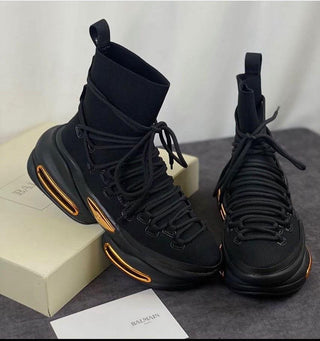 Balmain B-Bold High-Top “Black/Gold”