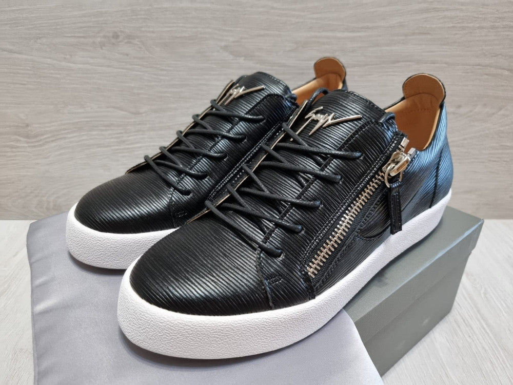 Giuseppe Zanotti - Black Textured Leather