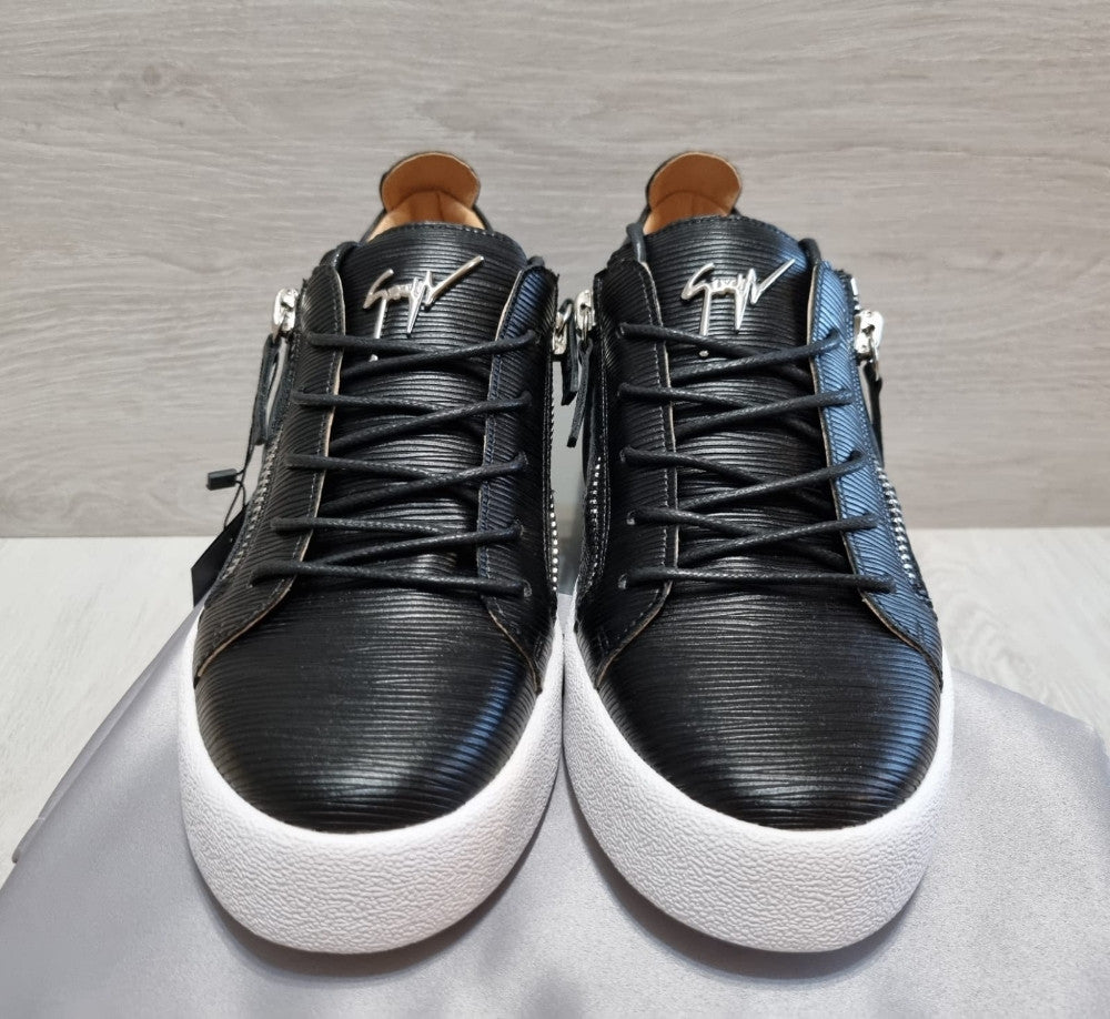 Giuseppe Zanotti - Black Textured Leather