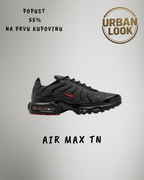 Nike Air Max Plus “Triple Black Red Swoosh”