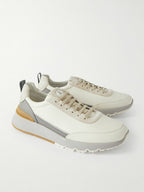 Brunello Cucinelli Sneakers "Beige / Grey / Yellow"