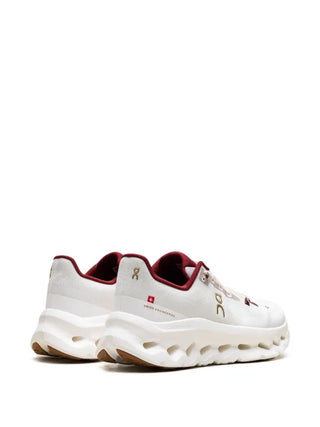 On Cloudtilt “White / Burgundy / Gold”