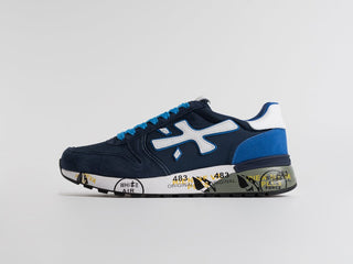 Premiata Mick Navy White Blue