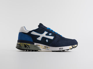 Premiata Mick Navy White Blue