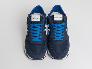 Premiata Mick Navy White Blue
