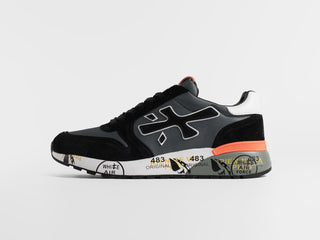 Premiata Mick Black Grey Orange
