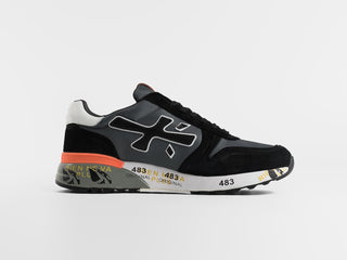 Premiata Mick Black Grey Orange
