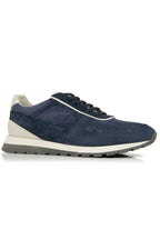 Brunello Cucinelli Suede Sneakers "Navy / Cream"