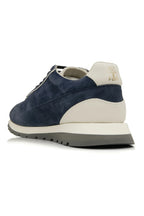 Brunello Cucinelli Suede Sneakers "Navy / Cream"