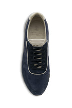 Brunello Cucinelli Suede Sneakers "Navy / Cream"