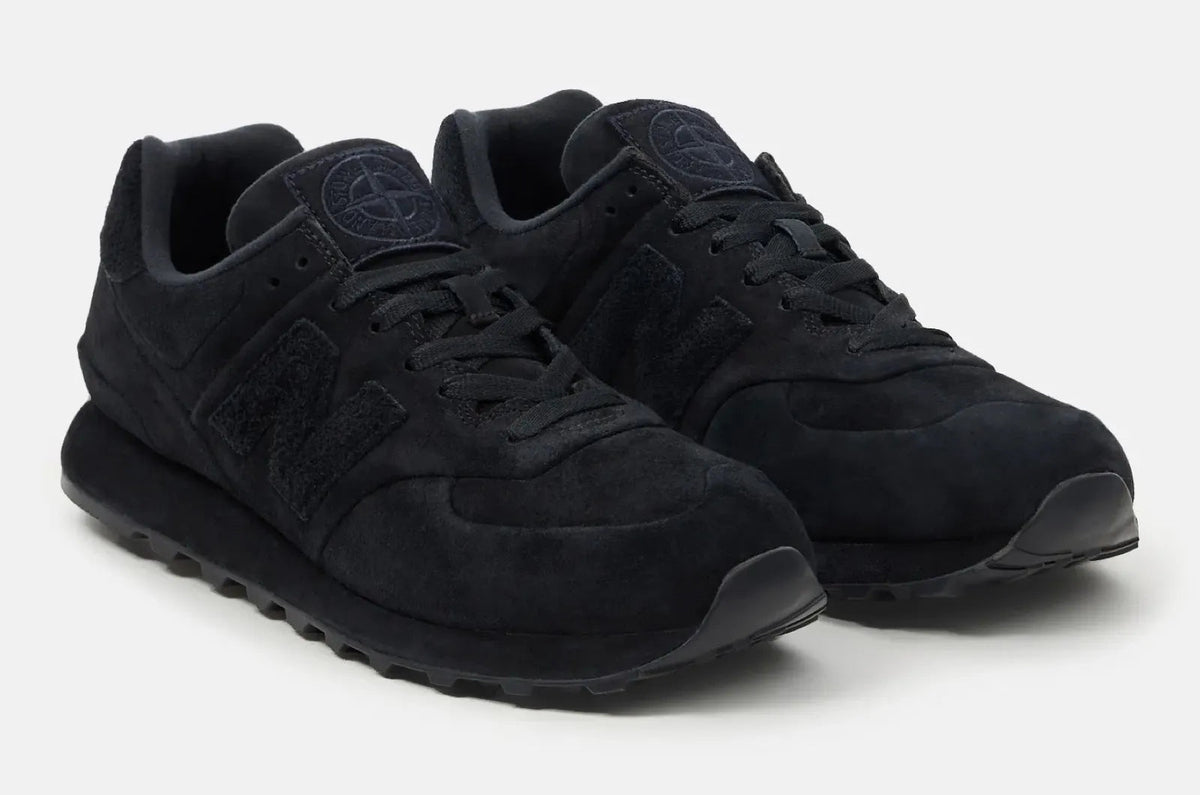 Stone Island x New Balance 574 Legacy Ghost (Black)