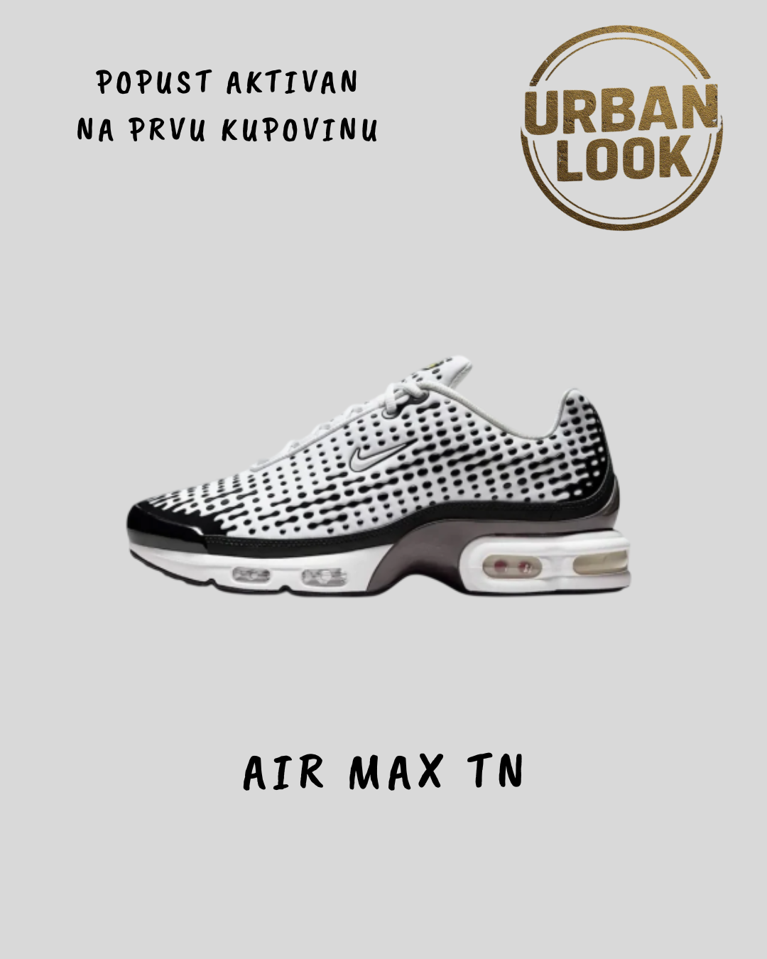Nike Air Max Plus TN “Black White Dots”