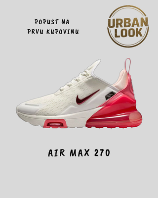 Nike Air Max 270 Premium Red Metallic Silver — UrbanLook naslovna